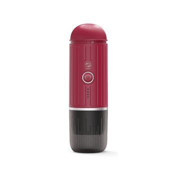 Портативна кавоварка iCafilas Travel Espresso Maker ME2218 Червона для меленої кави та капсул Nespresso (ME2218R) ME2218R фото