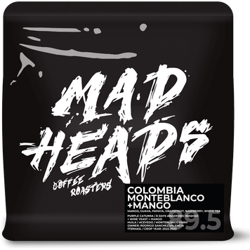 Кава в Зернах Colombia Monteblanco + Mango, Mad Heads, 250 г MadHeadsMango фото