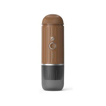 Портативна кавоварка iCafilas Travel Espresso Maker ME2218 Коричнева для меленої кави та капсул Nespresso (ME2218BR) ME2218BR фото