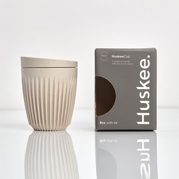 Термочашка HuskeeCup пісочного кольору HuskeeCup фото