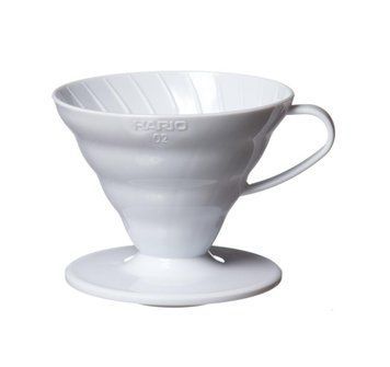 Пуровер пластиковий білий Hario V60 02 VD-02W фото