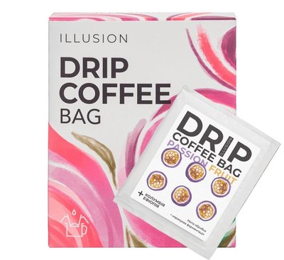 Drip Coffee Bag Passion Fruit, ILLUSION DripBagILLUSION фото