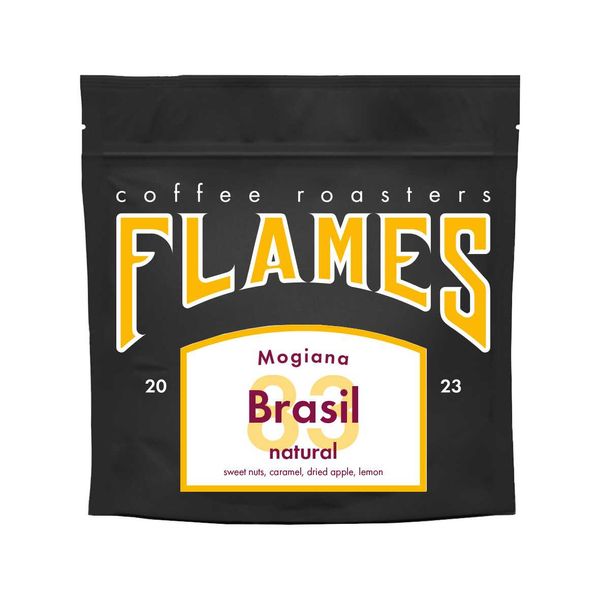 Кава в Зернах Brasil Mogiana, Flames Coffee Roasters, 250 г FlamesMogiana фото