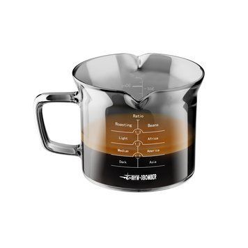 Мірна скляна ємність з подвійним носиком для еспресо MHW-3BOMBER Glass Measuring Cup 120 мл Сіра (G6586C-OS) G6586C-OS фото
