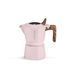 Гейзерна кавоварка з подвійним клапаном MHW-3BOMBER Double Valve Moka Pot 100 мл Рожева (M5674P-OS) M5674P-OS фото 1