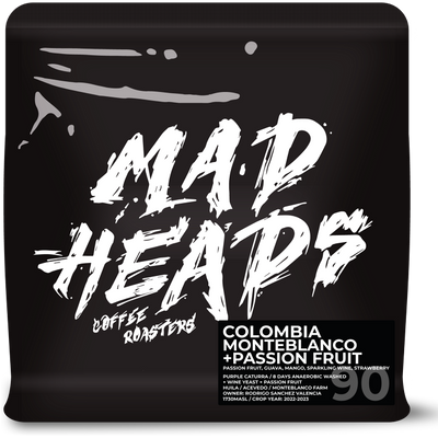 Кава в Зернах Colombia Monteblanco + Passion fruit, Mad Heads, 250 г MadHeadsPassion фото