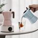 Гейзерна кавоварка з подвійним клапаном MHW-3BOMBER Double Valve Moka Pot 100 мл Блакитна (M6575BL-OS) M6575BL-OS фото 2