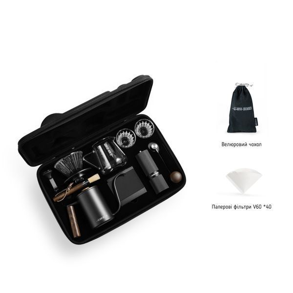 Портативний пуровер набір 11 в 1 MHW-3BOMBER Portable Pour-Over Set (DZ8002) DZ8002 фото