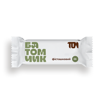 Батомчик фісташковий,TOM, 45г TOMFISTASHKA фото