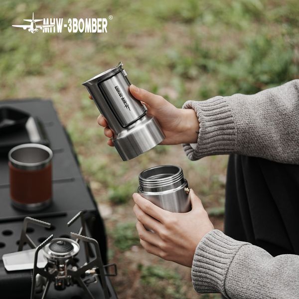 Кавоварка гейзерна 350 мл MHW-3BOMBER MET Outdoor Moka Pot (M5724) M5724 фото