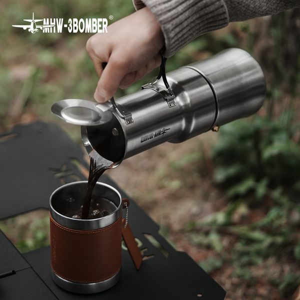 Кавоварка гейзерна 350 мл MHW-3BOMBER MET Outdoor Moka Pot (M5724) M5724 фото