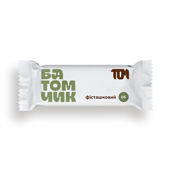 Батомчик фісташковий,TOM, 45г TOMFISTASHKA фото