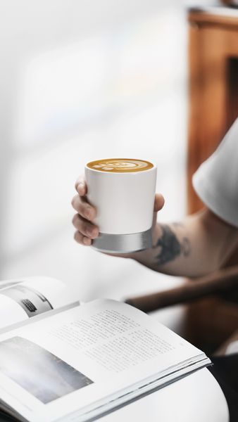 Чашка для кави 240 мл MHW-3BOMBER Cera Series Ceramic Cup Біла (CS6103W-OS) CS6103W-OS фото