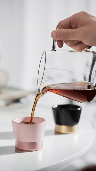 Чашка для кави 80 мл MHW-3BOMBER Cera Series Ceramic Cup Рожева (C6602P-OS) C6602P-OS фото