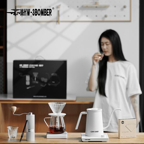 Подарунковий набір бариста 9 в 1 MHW-3BOMBER Assassin M1 Drip Coffee Set Білий (CS7007W-OS) CS7007W-OS фото