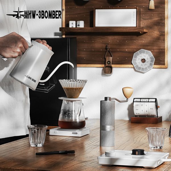 Подарунковий набір бариста 9 в 1 MHW-3BOMBER Assassin M1 Drip Coffee Set Білий (CS7007W-OS) CS7007W-OS фото