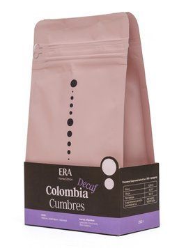 Кава в Зернах Colombia Cumbres Decaf Era Coffee 250 г EraCumbres фото